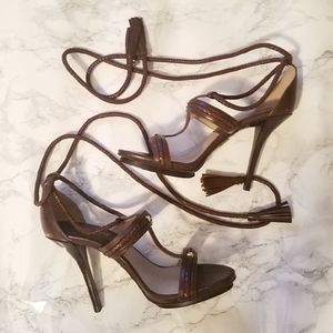 Michael Kors Collection Strappy Tie Up Sandal